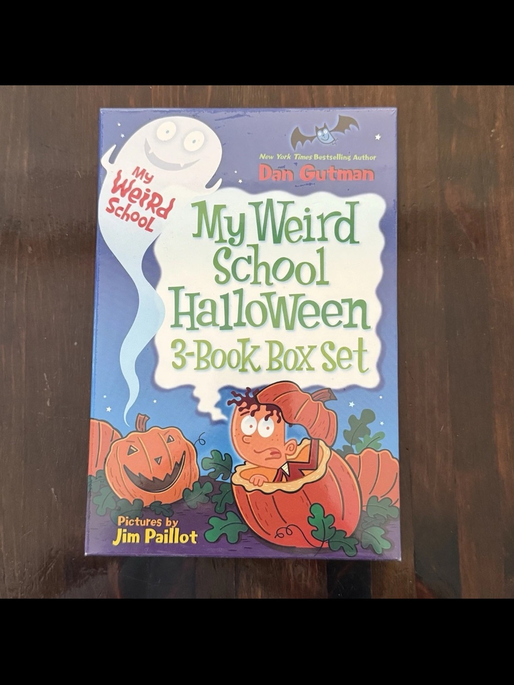 My Weird School Halloween 3-Book Box Set by Dan Gutman - Purple/Orange book